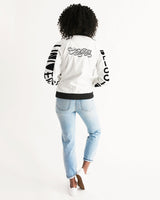 B-U BE UNIQUE Women's All-Over Print Bomber Jacket