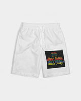 B-U Black Unique Boys  All-Over Print Swim Trunk