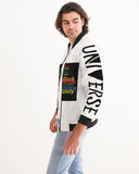 B-U Black Unique Men's All-Over Print Bomber Jacket