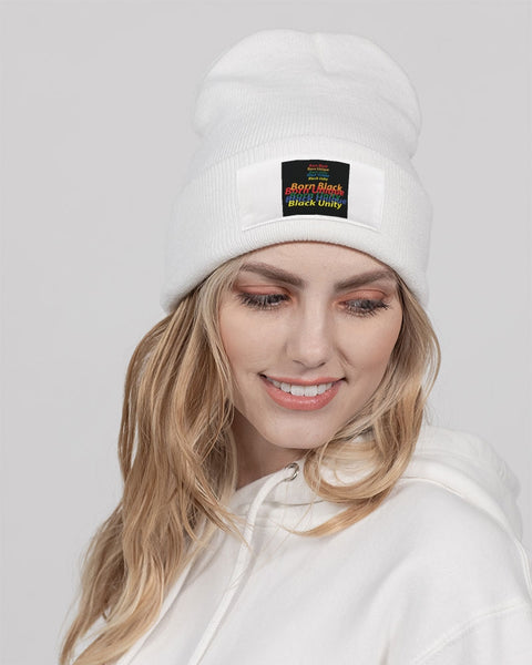 B-U Black Unique Solid Knit Beanie | Sportsman